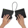 R-Go Tools ergonominen näppäimistö R-Go Split Break tauko-ohjelmistolla, ergonominen jaettu näppäimistö, QWERTZ (DE), Bluetooth, musta