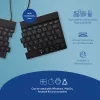R-Go Tools ergonominen näppäimistö R-Go Split Break tauko-ohjelmistolla, ergonominen jaettu näppäimistö, QWERTZ (DE), Bluetooth, musta