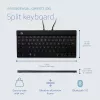 R-Go Tools ergonominen näppäimistö R-Go Split Break tauko-ohjelmistolla, ergonominen jaettu näppäimistö, QWERTZ (DE), Bluetooth, musta