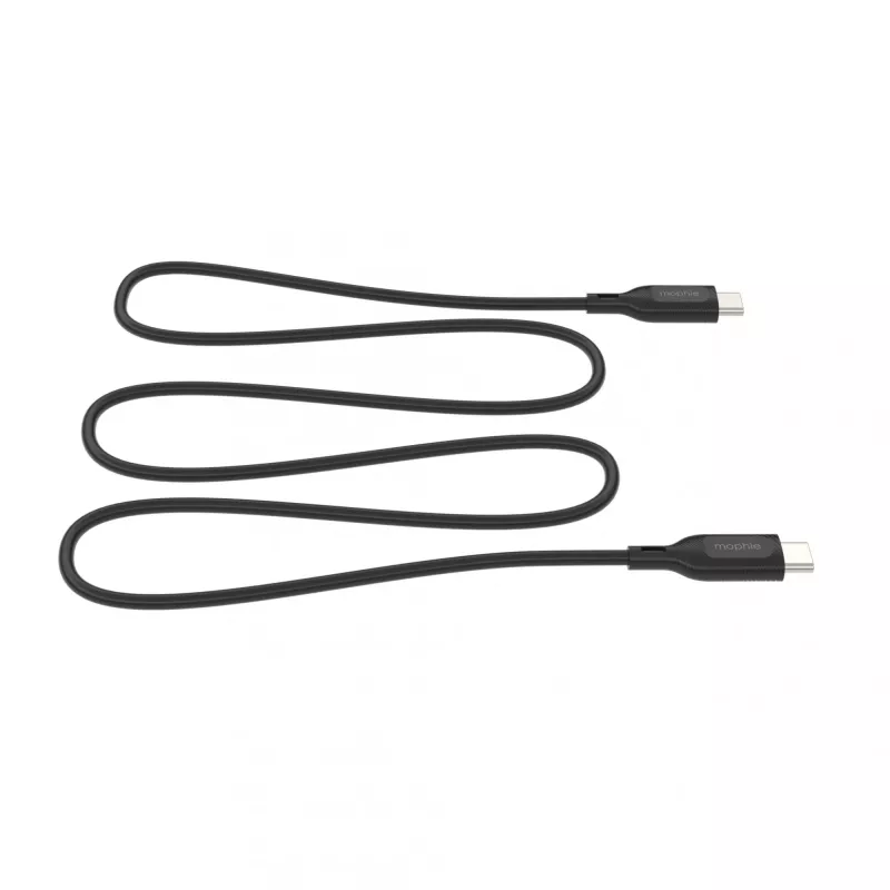 USB-C - USB-C latauskaapeli 1 m — Zagg International mophie essentials, USB 2.0, musta