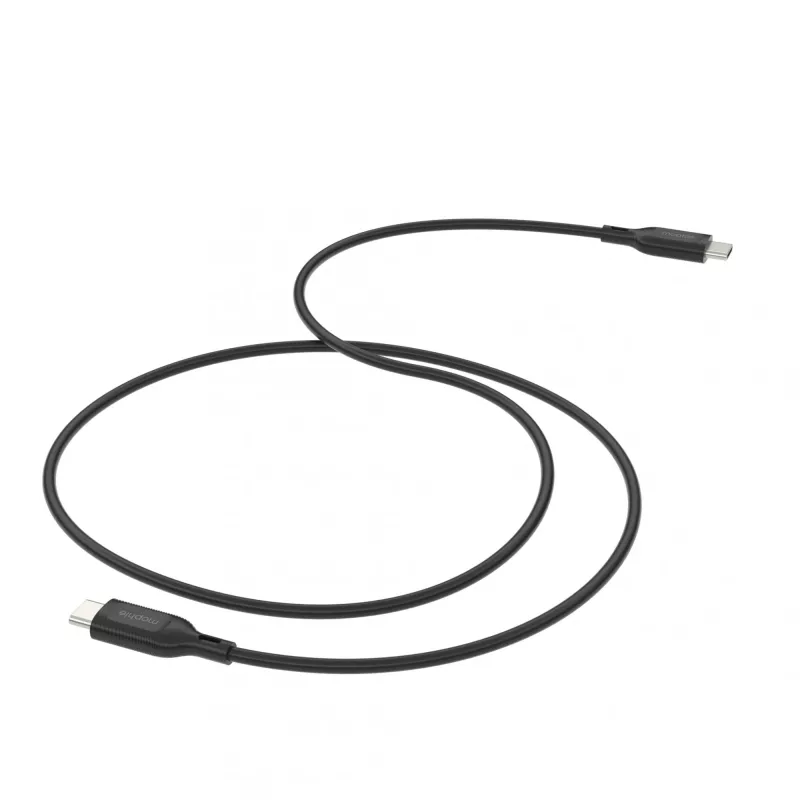 USB-C - USB-C latauskaapeli 1 m — Zagg International mophie essentials, USB 2.0, musta