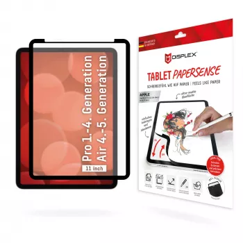 Displex TABLET PAPERSENSE iPad Pro 11'' (1./2./3./4. sukupolvi)/Air (4./5. sukupolvi), irrotettava kirjoitus- tai piirtokalvo Paper Feeling -tuntumalla
