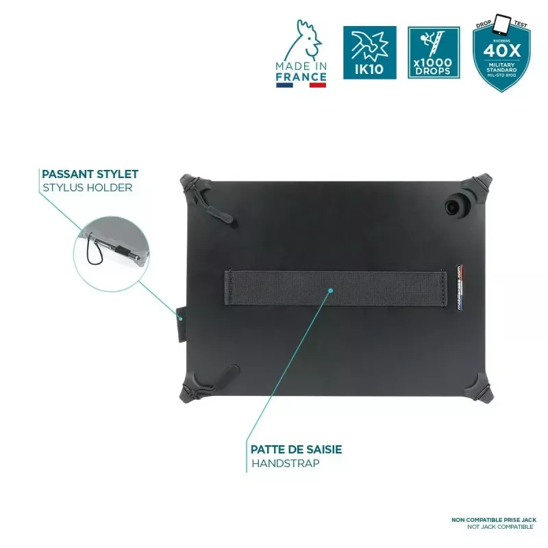 Mobilis Resist 27,9 cm (11 tuumaa) musta Samsung Tab A9+ kotelo