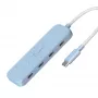 USB-C-keskitin j5create JCH345EC-N 4-porttinen Type-C Gen 2 10000 Mbit/s