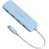 USB-C-keskitin j5create JCH345EC-N 4-porttinen Type-C Gen 2 10000 Mbit/s