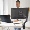 j5create JTSA101 ergonominen näyttöteline musta pöytäkiinnike pöytäläpivienti 8 kg 17–32 inch