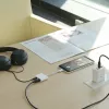 j5create JCA122 USB-C® - 3,5 mm äänisovitin Power Deliveryllä, musta
