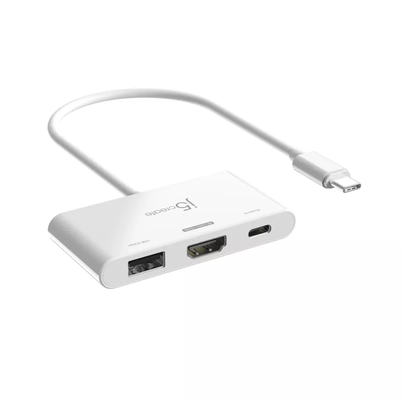 j5create JCA399 USB-C® - HDMI™ 4K144Hz & USB™ 3.2 Power Delivery 100W, musta