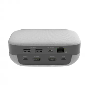 j5create JCDS337 USB-C® Dual 4K -kaiutinpuhelin-telakka Pro, musta
