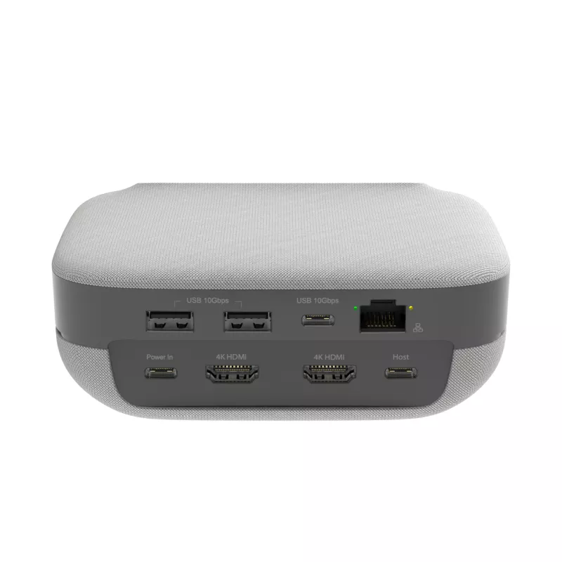 j5create JCDS337 USB-C® Dual 4K -kaiutinpuhelin-telakka Pro, musta