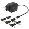 j5create JUP1565DC 67W GaN PD USB-C® Mini-laturi 6 DC-liitintyypillä – EU, musta