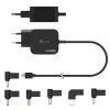 j5create JUP1565DC 67W GaN PD USB-C® Mini-laturi 6 DC-liitintyypillä – EU, musta