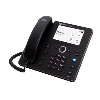 AudioCodes Teams C455HD IP-puhelin PoE GbE musta, IP-puhelin, musta, johdollinen käsiluuri, Android, SIP info, 8 linjaa