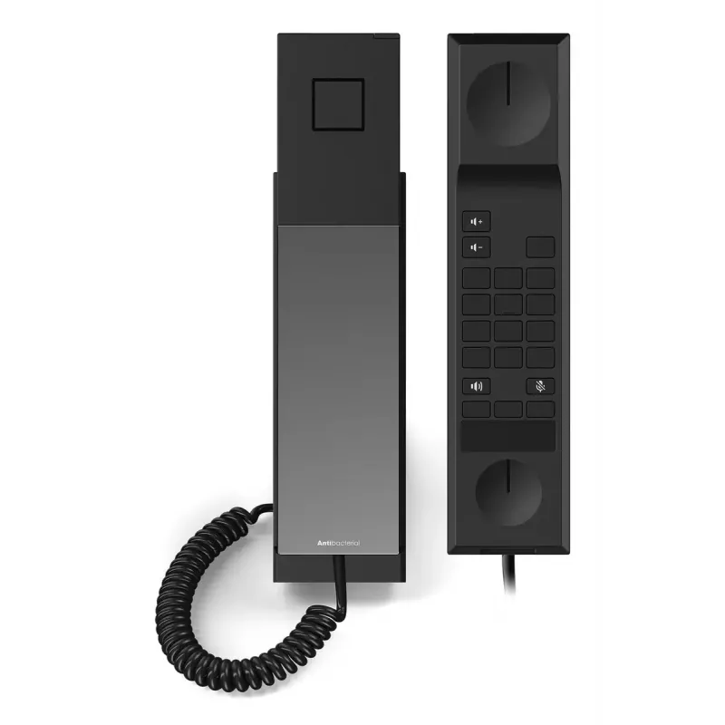 Snom HD30LA analoginen hotellin aulapuhelin, musta