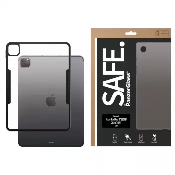 Clear TPU -kotelo PanzerGlass SAFE Apple iPad Pro 11 tuuman (2018, 2020, 2021, 2022, 2024) läpinäkyvä