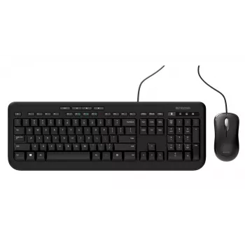 Incase Designed by Microsoft Wired Desktop 600 näppäimistö, hiiri sisältyy, universaali USB, QWERTY, saksa, musta