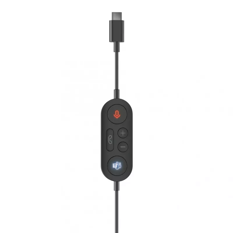 Incase Designed by Microsoft Modern USB-C Headset johdollinen kuulokemikrofoni pääpanta toimisto/callcenter USB Type-C musta