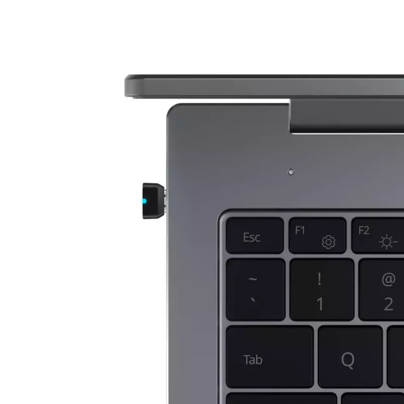 USB-vastaanotin SHOKZ Loop120 USB-C-sovitin muovi ruostumaton teräs musta
