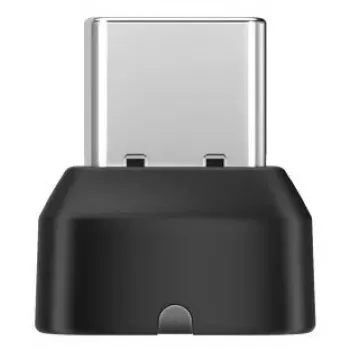 USB-vastaanotin SHOKZ Loop120 USB-C-sovitin muovi ruostumaton teräs musta
