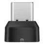 USB-vastaanotin SHOKZ Loop120 USB-C-sovitin muovi ruostumaton teräs musta