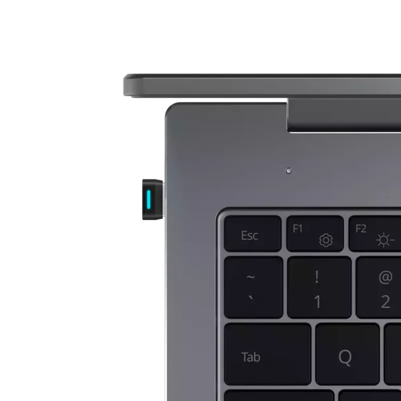 USB-vastaanotin SHOKZ Loop120 sovitin muovi ruostumaton teräs musta