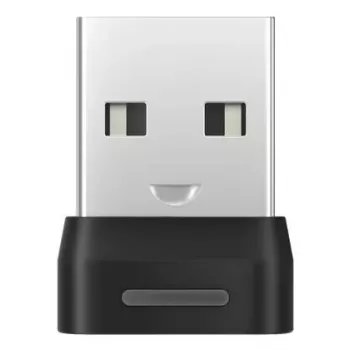 USB-vastaanotin SHOKZ Loop120 sovitin muovi ruostumaton teräs musta