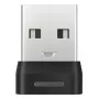 USB-vastaanotin SHOKZ Loop120 sovitin muovi ruostumaton teräs musta