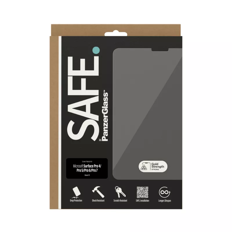 Näytönsuojalasi PanzerGlass SAFE. Surface Pro 4 Pro 5 Pro 6 Pro 7 karkaistu lasi