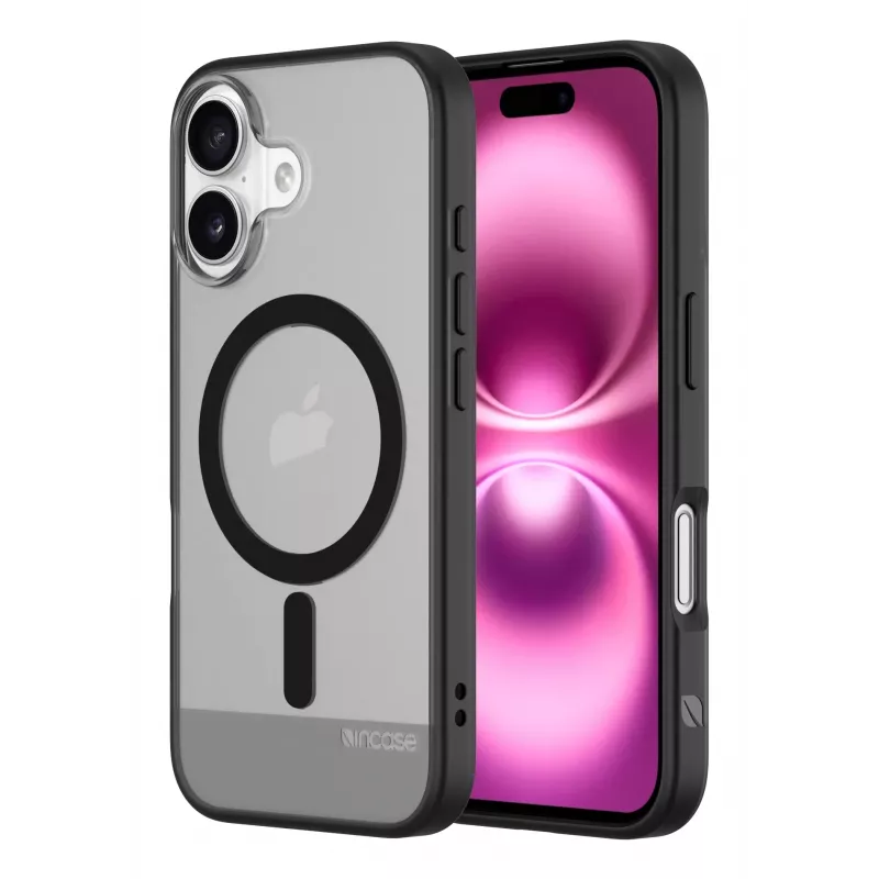 Incase INPH190401-BLK Slim -suojakuori iPhone 16, MagSafe, musta
