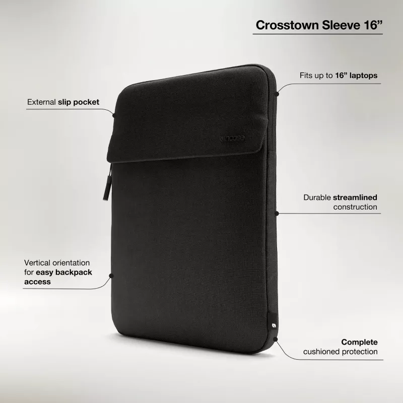 Incase Crosstown Sleeve Woolenex-kankaalla 16 tuuman kannettavalle