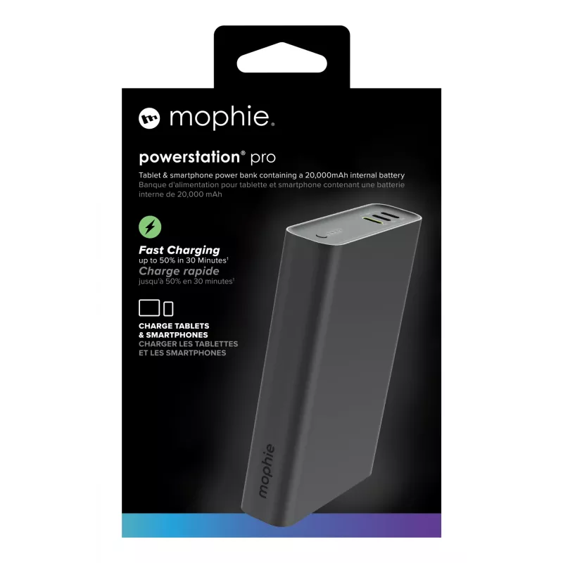 mophie Powerstation Pro 20000 mAh musta