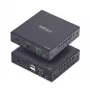 StarTech.com HDMI KVM -jatko IP-verkon yli, 4K 60Hz, ajuriton, HDMI ja USB Ethernetin/CAT6:n kautta, AVoIP, lähetin- ja vastaanotinsarja, sisältää asennussarjat
