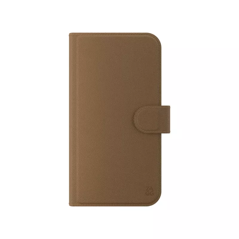 ZAGG 702314850 Folio läppäkotelo Apple iPhone 16e/15/14/13:lle, keinonahka, ruskea