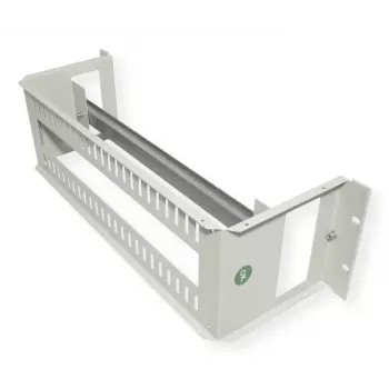 Rack-kisko ROLINE 26.21.0102 — teräs hopea, 1 kpl, 19 tuuman rack-asennukseen