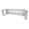 Rack-kisko ROLINE 26.21.0102 — teräs hopea, 1 kpl, 19 tuuman rack-asennukseen