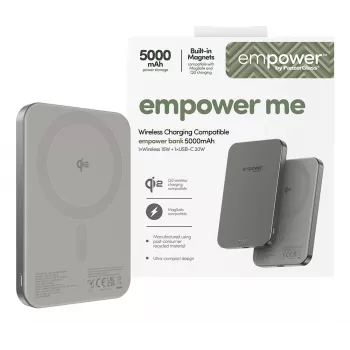 Varavirtalähde PanzerGlass empower by empower Bank 5000mAh Titanium
