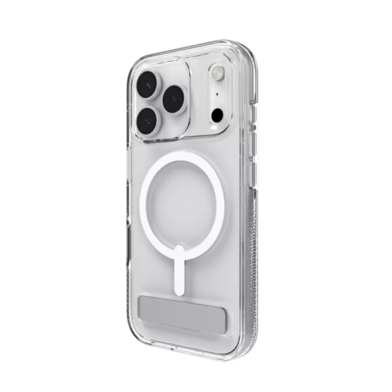 ZAGG Crystal Palace Snap Kickstand (Button Cover) -kotelo Apple iPhone 17 Pro Max