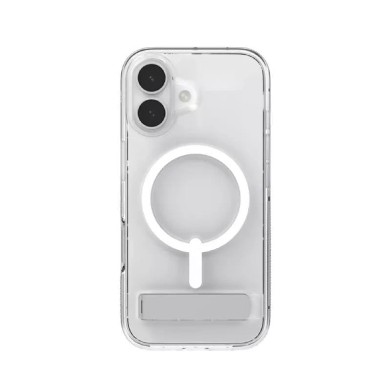 Suojakotelo ZAGG Crystal Palace Snap Kickstand kotelo Apple iPhone 17 läpinäkyvä
