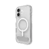 Suojakotelo ZAGG Crystal Palace Snap Kickstand kotelo Apple iPhone 17 läpinäkyvä