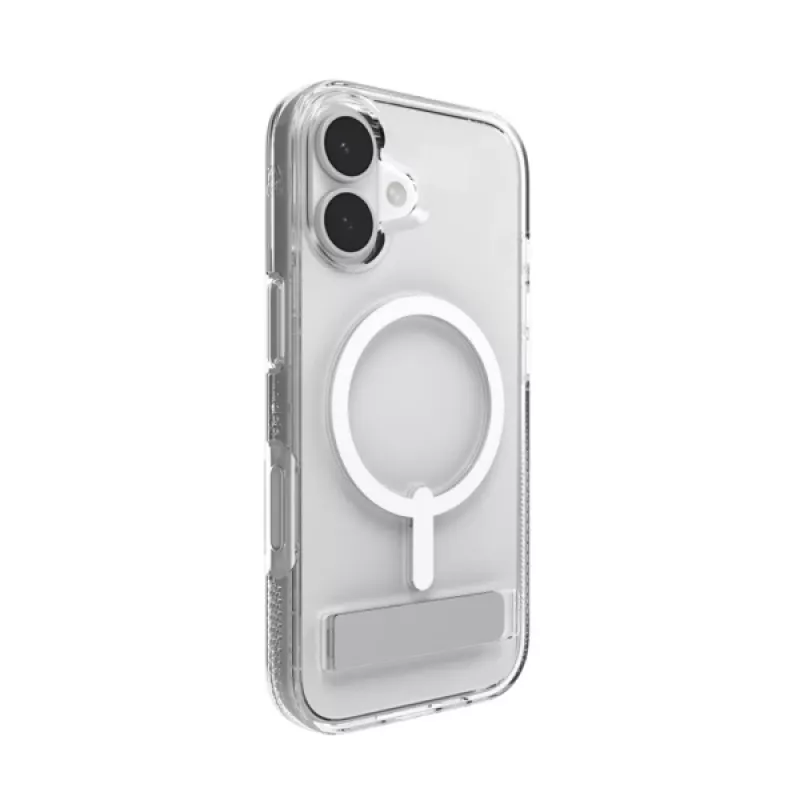 Suojakotelo ZAGG Crystal Palace Snap Kickstand kotelo Apple iPhone 17 läpinäkyvä