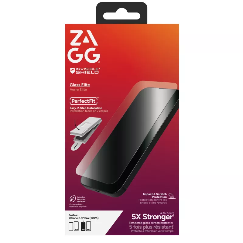 InvisibleShield Glass Elite panssarilasi Apple iPhone 17 Pro