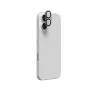 ZAGG InvisibleShield Glass Elite kameran linssinsuojus Apple iPhone 16/16 Plus -puhelimelle, musta