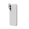 ZAGG InvisibleShield Glass Elite kameran linssinsuojus Apple iPhone 16/16 Plus -puhelimelle, musta
