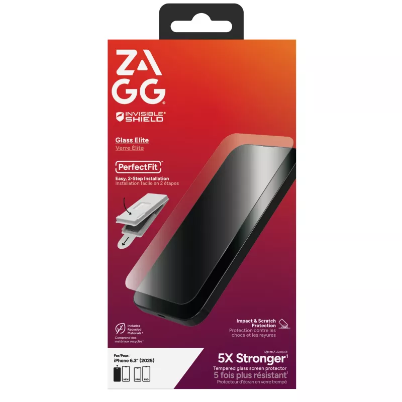 ZAGG InvisibleShield Glass Elite näytönsuoja Apple iPhone -puhelimelle