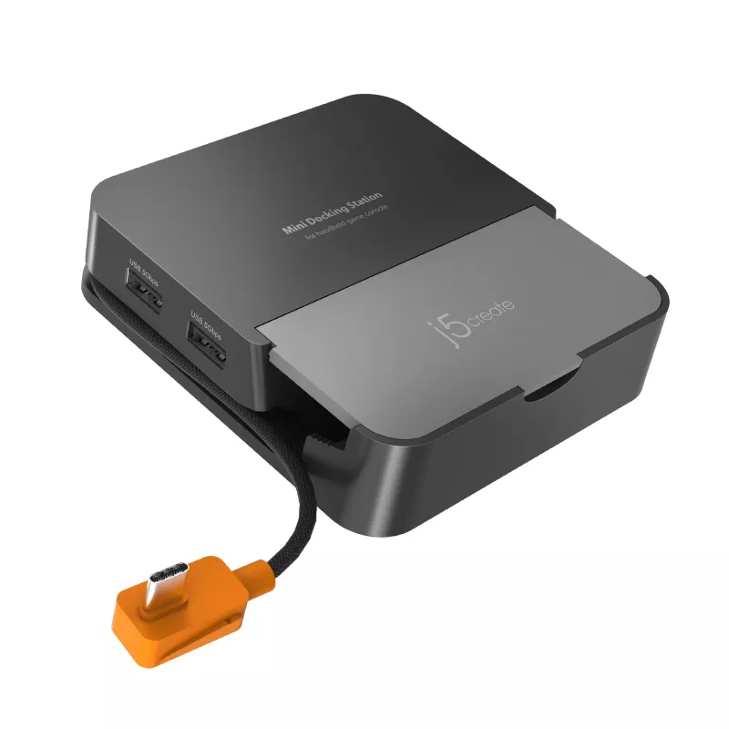 j5create JCD624-N Omni Side Dock -telakka Nintendo Switch 2:lle ja Steam Deckille