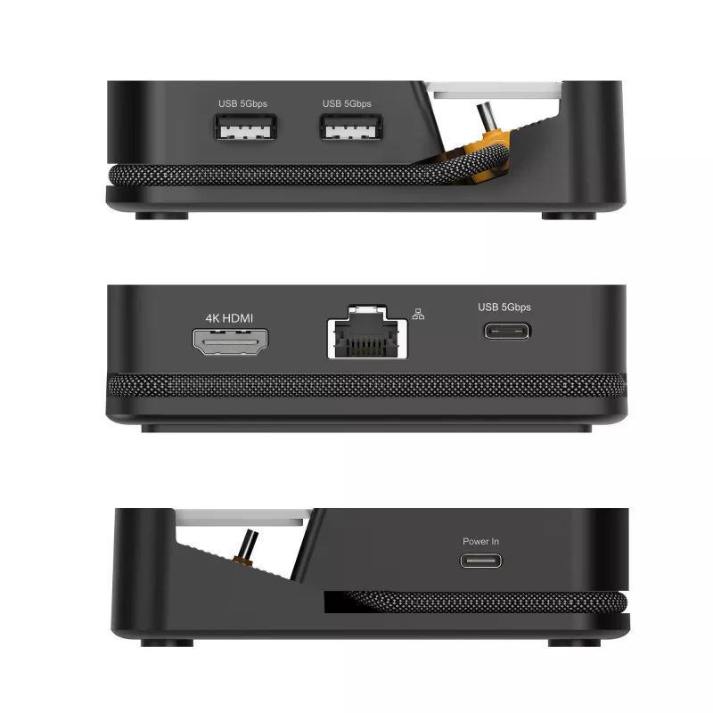 j5create JCD624-N Omni Side Dock -telakka Nintendo Switch 2:lle ja Steam Deckille