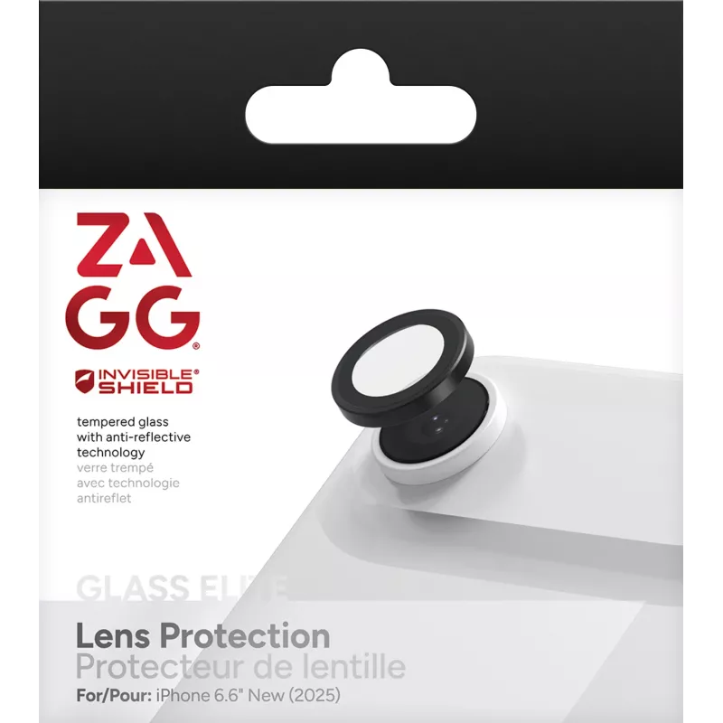 ZAGG InvisibleShield Premium Glass CameraRing 200118679 kameran linssinsuoja Apple iPhone Airille, musta