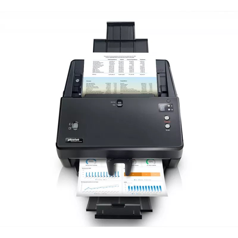 Plustek SmartOffice PT2160 ADF-skanneri 600 x 600 DPI A3 musta