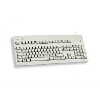 CHERRY G80-3000 musta SWITCH, näppäimistö, johdollinen, vaaleanharmaa, USB/PS2 (QWERTY - UK)
