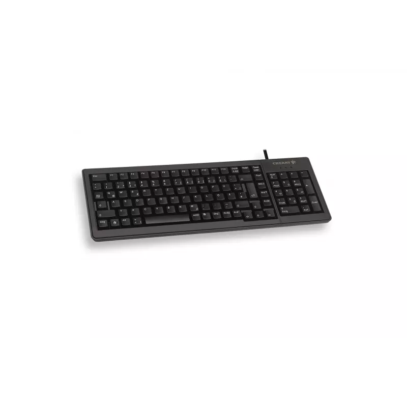 CHERRY XS G84-5200 -näppäimistö toimisto USB + PS/2 AZERTY ranska musta